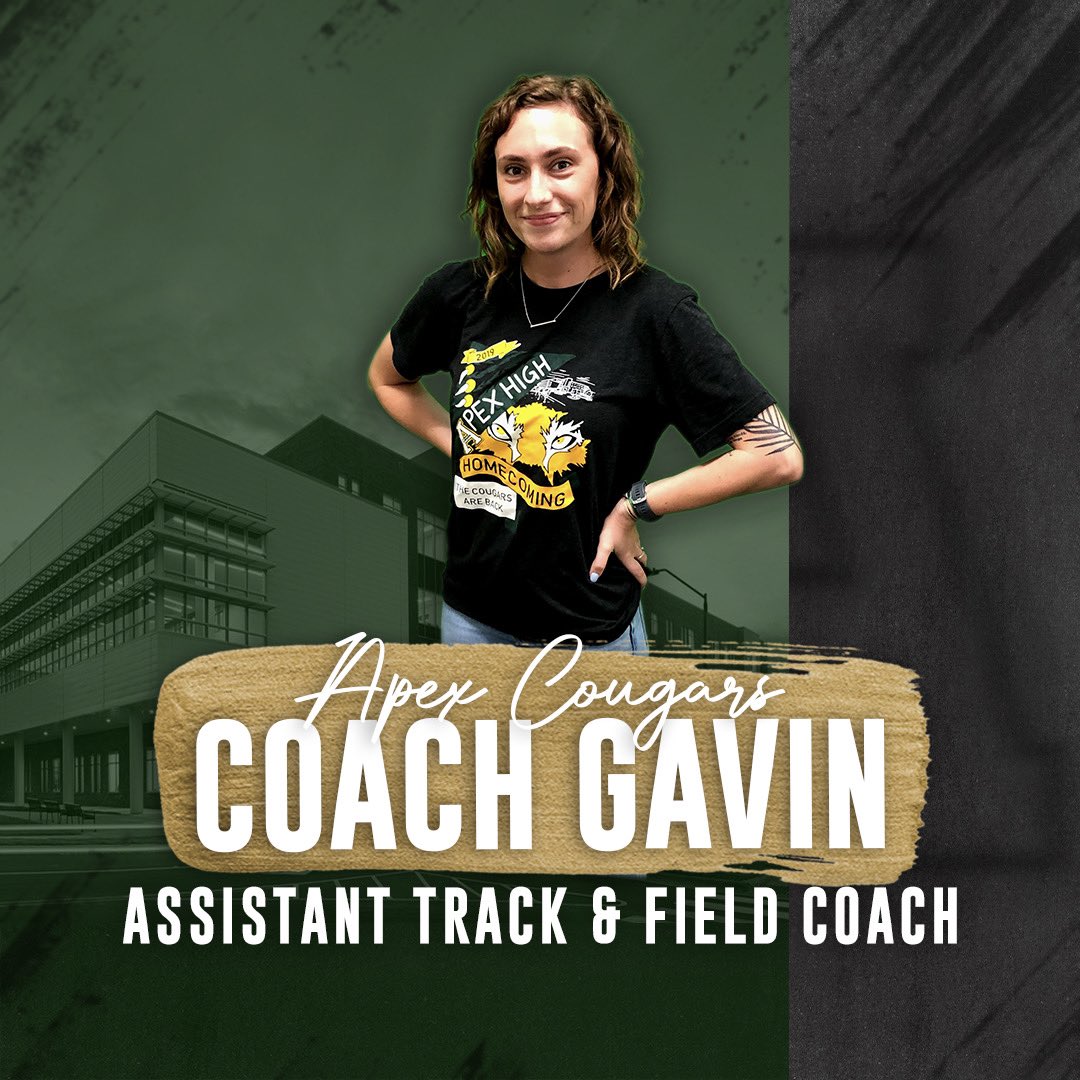 apextrackxc's tweet image. 🚨Coach’s Spotlight🚨

Exciting week in track &amp;amp; field, why not add more excitement! Meet our amazing Coach @MsGavinAHS 💯 

#TrackIsBack
#RoadToStates
#PEAKProud