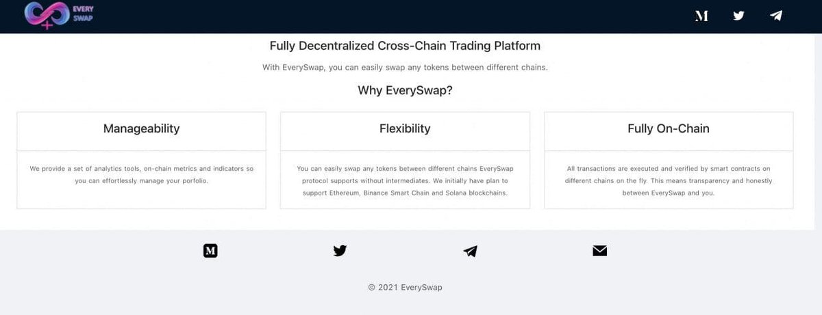 EverySwap's tweet photo. Our very first image of Website

Please be patient wait for the newest update

Follow us to show your support

$EVERY #EverySwap
$CAKE #BSC https://t.co/Q3wQMCwSKJ