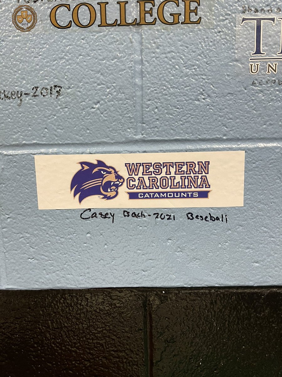<a href="/CaseyBach1/">Casey Bach</a> signs the wall! Congrats, Casey! We are proud of you! #alwaysawildcat #wearecville #gocats #whosnext #signthewall