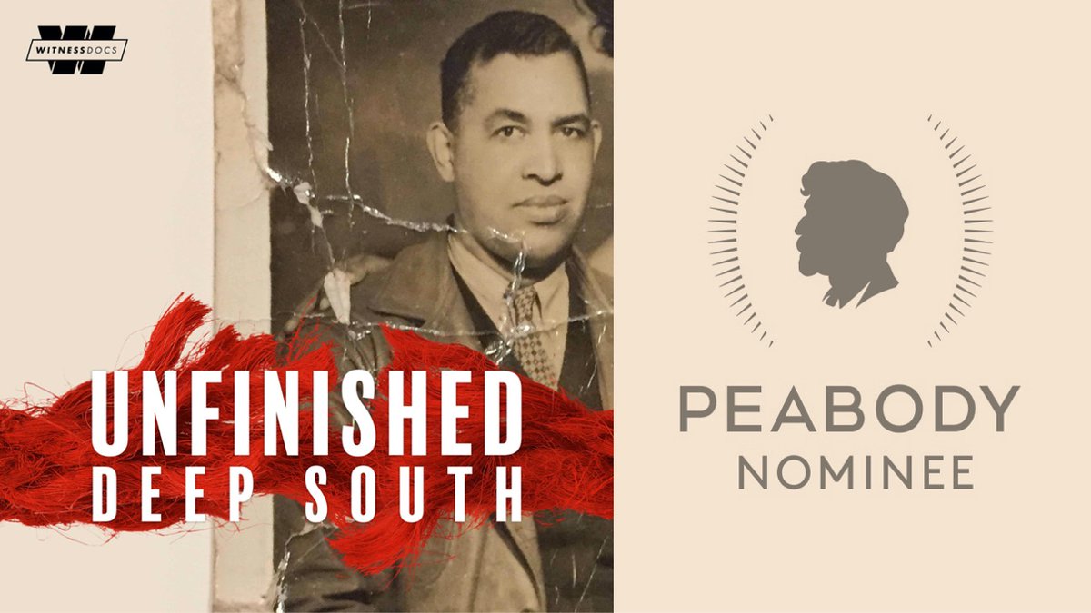 So happy and proud to share our podcast Unfinished: Deep South was nominated for a @PeabodyAwards today! 
Please give it a listen isadorebanks.com and cross your fingers for us! 
#peabodynominee #PeabodyAwards #StoriesThatMatter