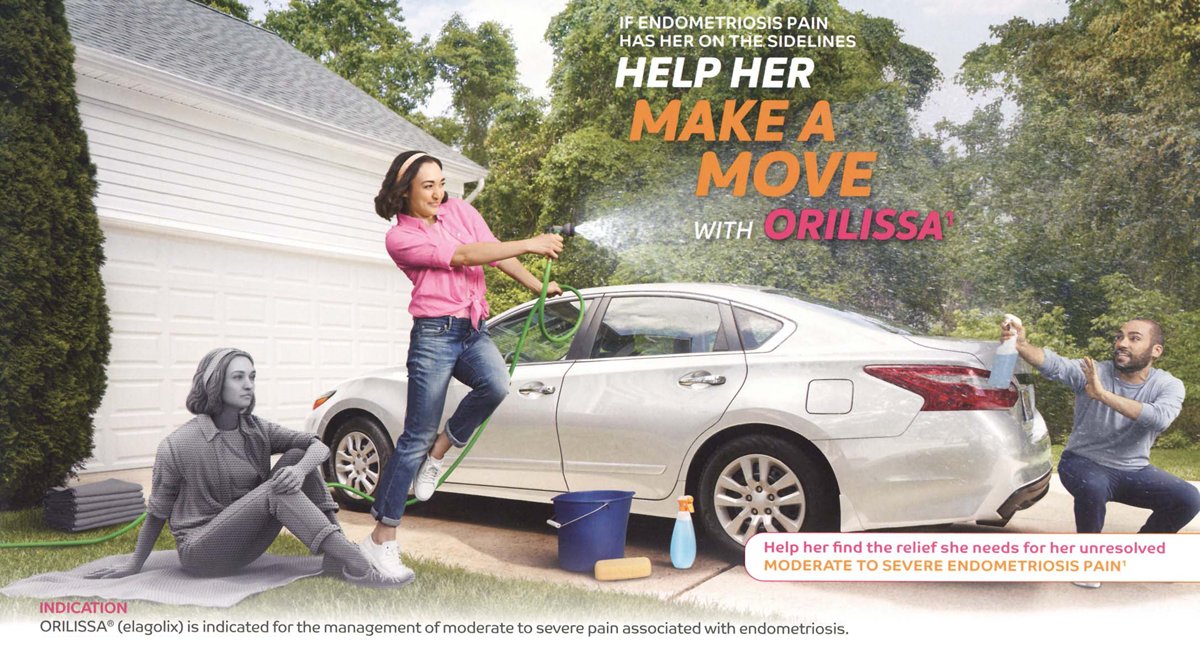 dtwResearchInc's tweet image. Get off the sidelines &amp;amp; make a move! 👩🏻♀️ #abbVie #orilissa #elagolix #endometriosis #endopain #painrelief #womenshealth #interestingmarketing #dtwmarketspotlight