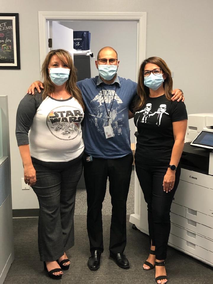 Colton_HR's tweet photo. The Force is strong in HR today.
#MayThe4thBeWithYou 
#funwithcoworkers
#hrrocks
#StarWarsDay https://t.co/LPFvgvtJ4n