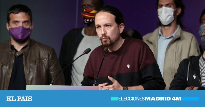 el_pais's tweet photo. 🔴 ACTUALIZACIÓN | Pablo Iglesias: "Dejo todos mis cargos Dejo la política. Cuando uno deja de ser útil tiene que saber retirarse. He puesto toda mi inteligencia y mi pasión. Caminando fui lo que fui. Hasta siempre" #Elecciones4M https://t.co/1xq2Qrs7Na https://t.co/qYO8XTuDLR