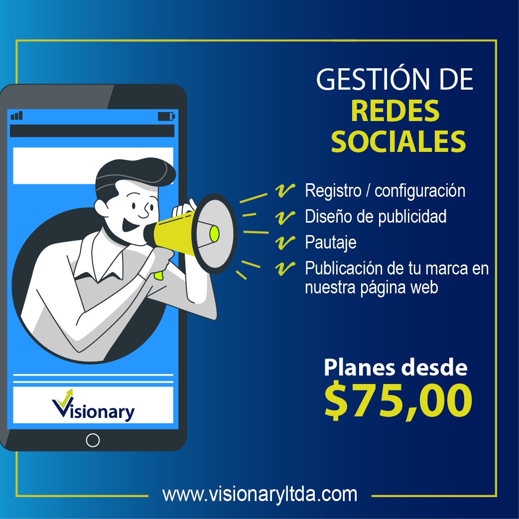 VisionaryCia's tweet photo. Realiza una correcta gestión de redes sociales: 📍 vende desde casa 📍 incrementa ventas 📍 mejora tu registro de clientes 📍 llega con la empresa a tu público preferido.

🌎 https://t.co/rFLSvRpCTH

#ElCoca #Orellana https://t.co/ksdEOm1o73