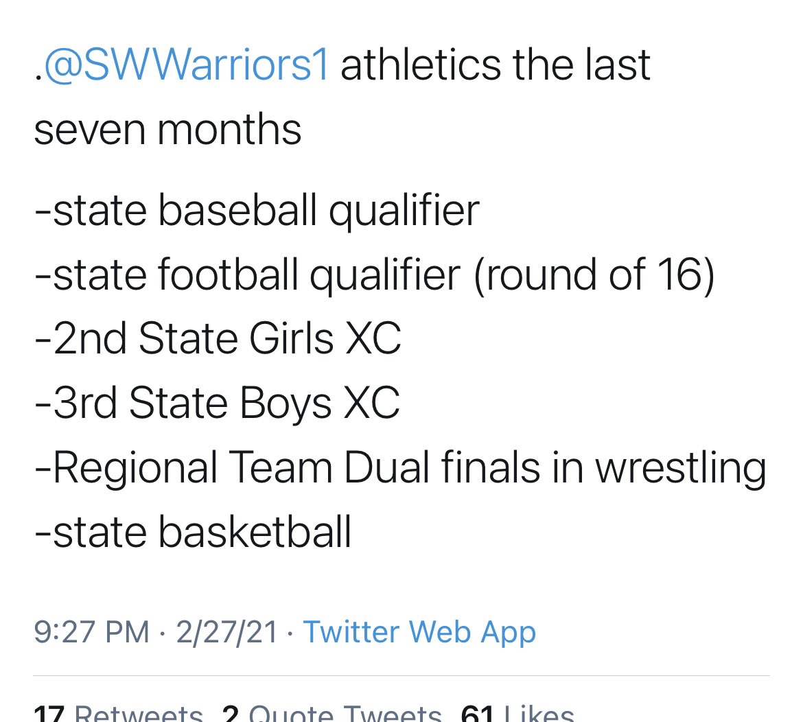 State Champs South Winn tweet media
