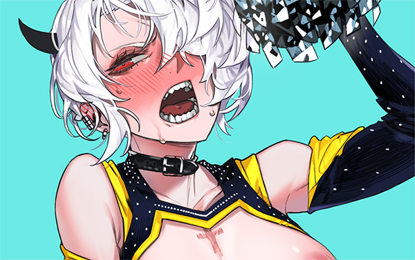 Zdrada without piercing :-)
#Helltakerfanart #Zdrada 