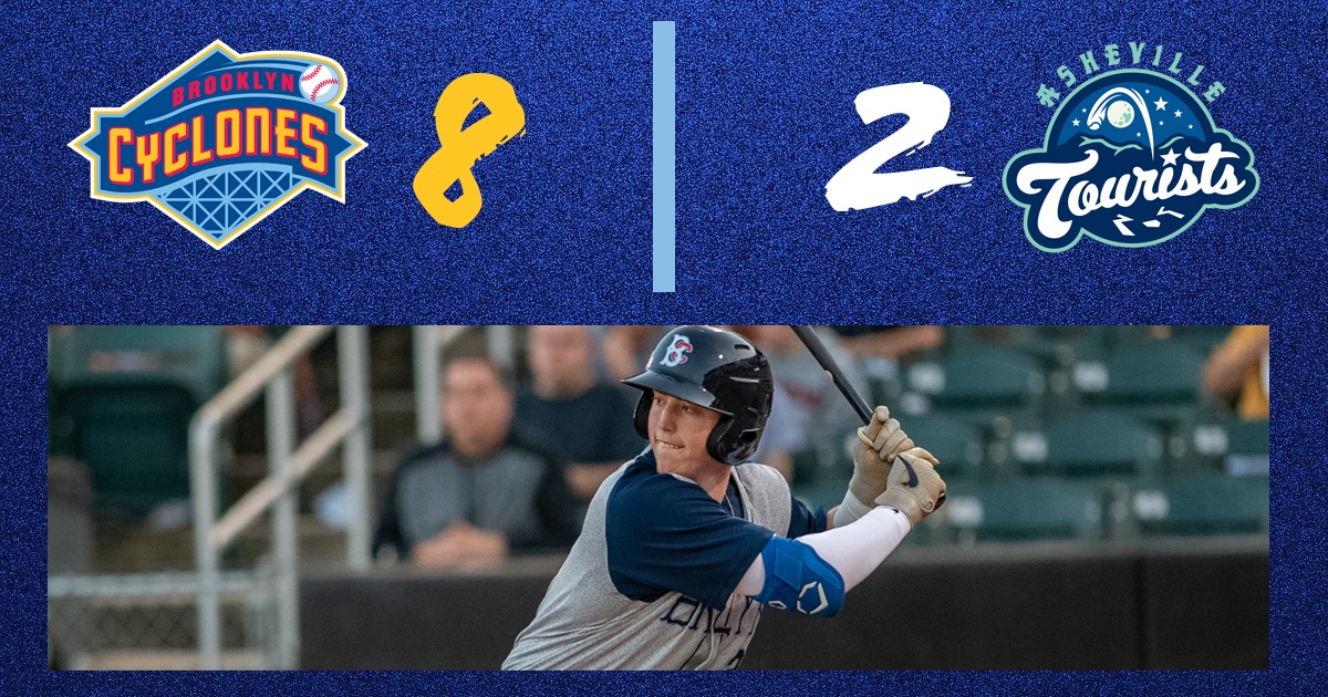 LHP Josh Walker tossed 5.0 hitless frames, Brett Baty had three RBI and Hayden Senger hit BKLYN's first home run of the season as the Cyclones defeated Asheville 8-2 on Opening Day.

📰 - milb.com/brooklyn/news/…
