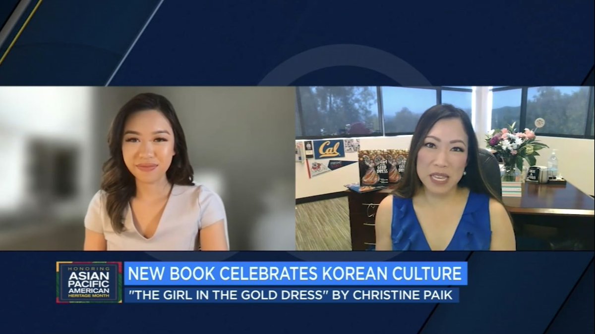 Caught up with former @ABC30 Anchor/Reporter @ChristinePaik about her new children’s book, The Girl in the Gold Dress! Just in time for #AsianPacificIslanderHeritageMonth