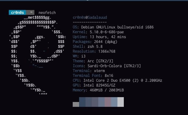 cr0n0sh4's tweet image. Tiempo de ...fetch #linux Algo se cocino en #h4ckseed 
#pfetch