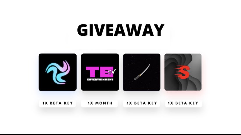 pureprofitgroup's tweet image. GIVEAWAY TIME! 💜🎥

📝 How To Enter:
1. Follow @TommyBoyTV , @SoleDestroyerIO , @Blade_AIO , @ShadowAIO_ 
2. RT This Tweet
3. Tag A Homie!

🎉 Prizes: 
1 x @TommyBoyTV Monthly
1 x @SoleDestroyerIO Beta Key
1 x @Blade_AIO Beta Key
1 x @ShadowAIO_ Beta Key

GOODLUCK! 🤝