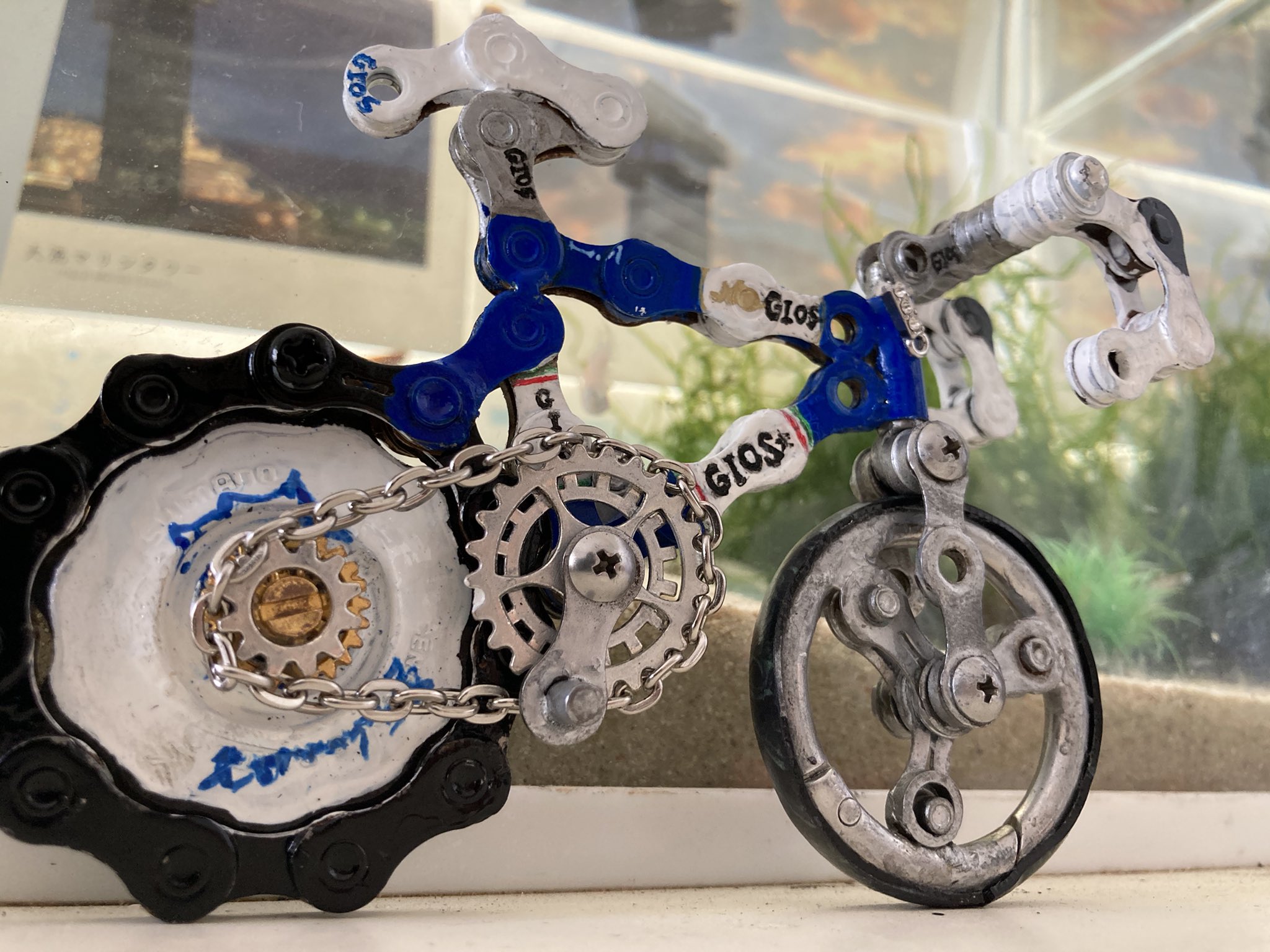 とっすぃ ロードバイクアルピニスト 余ったチェーン で作ったgios アンティーコ 改 21 ティーコかわいいよティーコ 余ったパーツで作った Gios アンティーコ T Co 3omx4vxptg Twitter