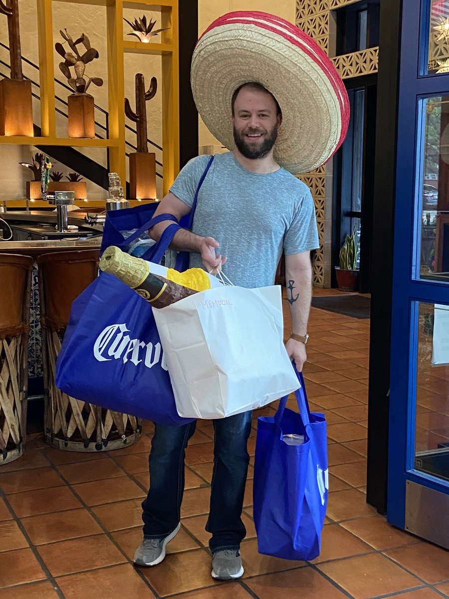 Congrats to <a href="/shane_w_3/">sw</a> on his promotion to Director of Information &amp; Technology. Shane has grown so much in the short time he has been here &amp; is a huge part of our success.I thought this picture appropriate because he truly wears a lot of hats &amp; does so much to support the brand.