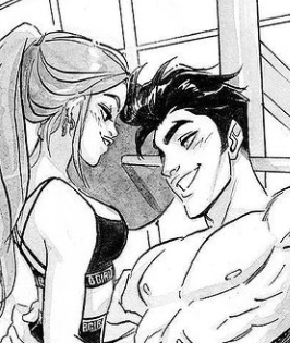Do you ever just think about how Babs Tarr draws Nightwing's eyebrows to look like his symbol 🥺 