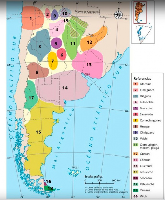 Texto escolar en Argentina. Los mapuche, su principal pueblo originario ...