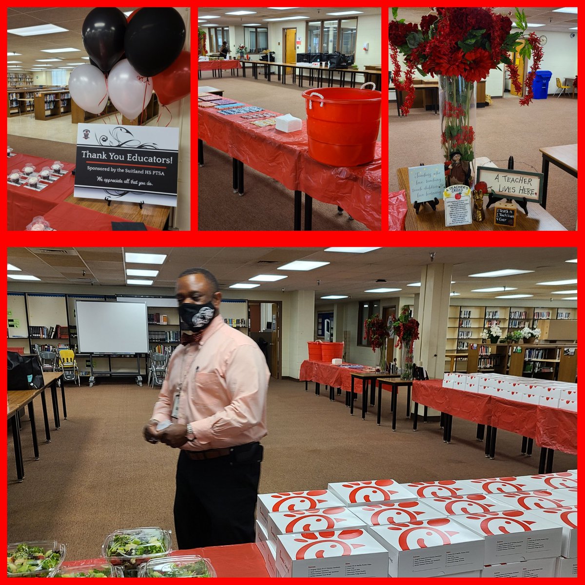 It has already been a great week to #ThankATeacher! Day 2 was lunch from <a href="/Chickfila/">Chick-fil-A, Inc.</a> District Heights and cupcakes for dessert from our PTSA. #feelingappreciated #SuitlandStrong #RamPride #TeacherAppreciationWeek <a href="/pgcps/">PGCPS</a>