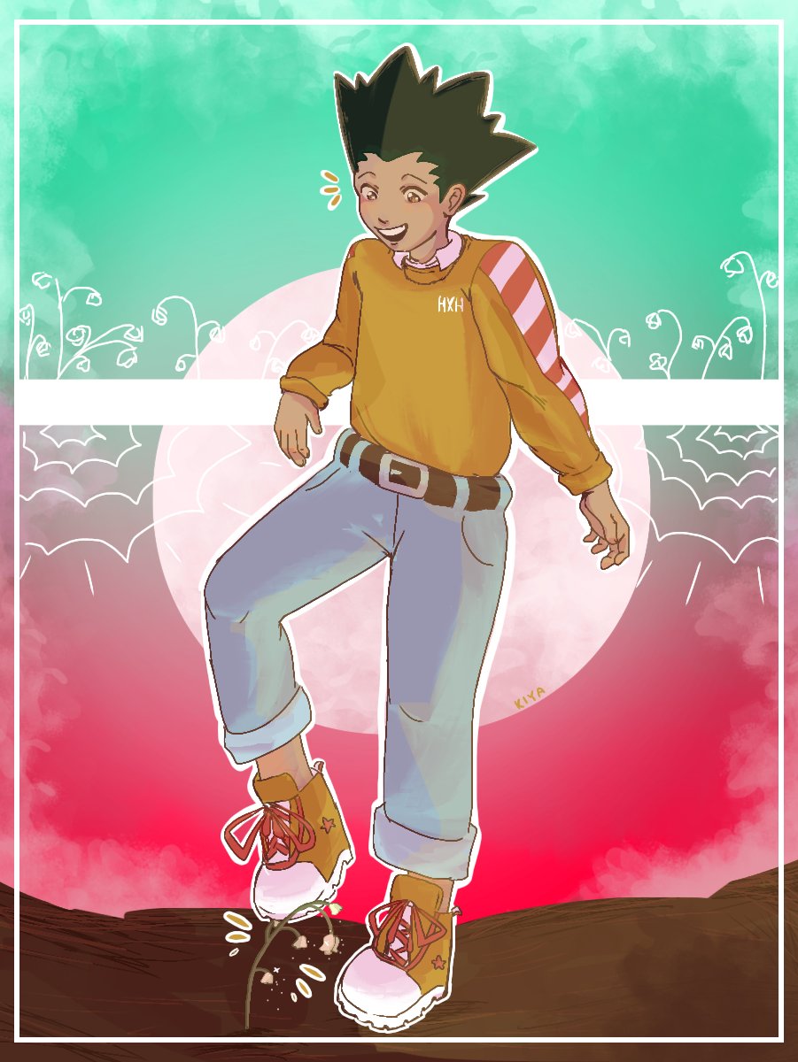 kalferret's tweet photo. resident birthday boy spends his day in nature #ゴン生誕祭2021 #hxh https://t.co/EmsdPT67jU