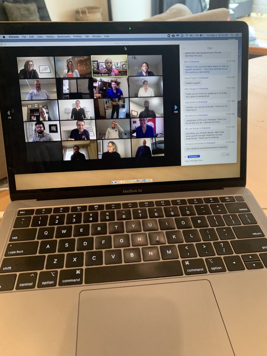 So incredible to have Orlando Bowen to discuss police brutality with our Senior School today. Incredible initiative. Thank you Frank! ⁦<a href="/HTSRichmondHill/">HTS Richmond Hill</a>⁩