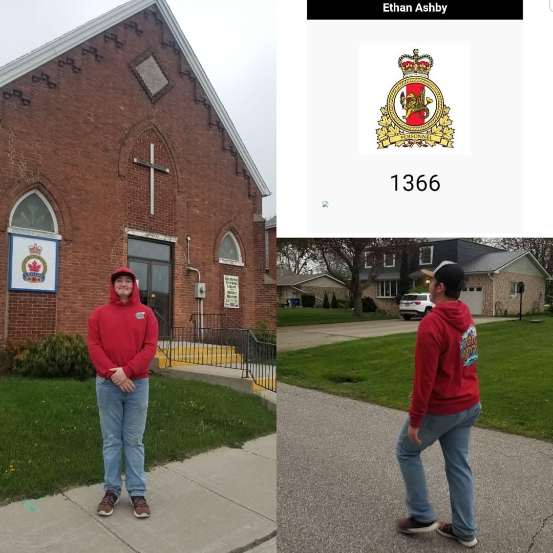 RachelAshby23's tweet photo. Flight corporal Ashby just finished his first 5k for #VictoryMarch2021 very proud of him! @RoyalCdnLegion https://t.co/sNd4faNh2a