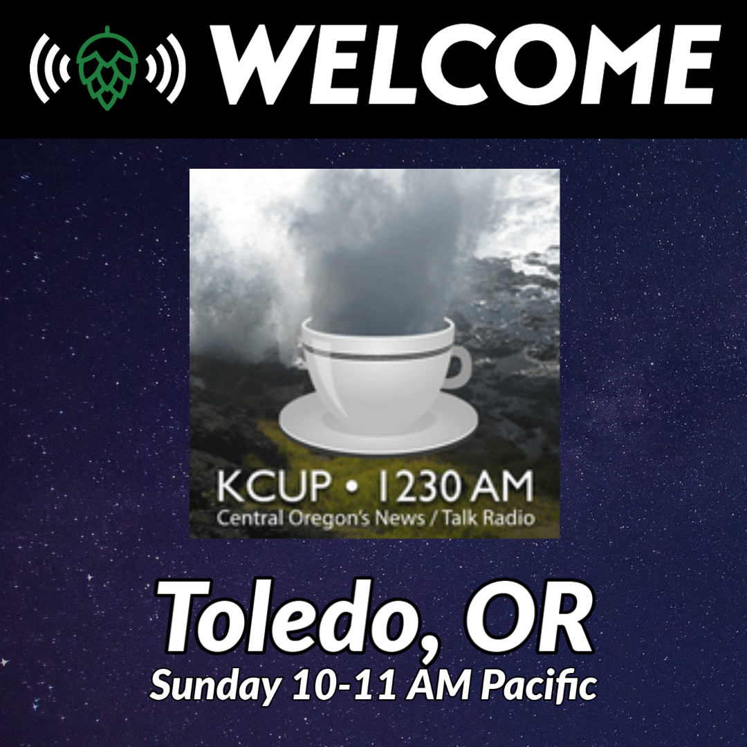 Another new station in the Beer Guys Radio Network!  Big thanks to KCUP 1230 AM in Toledo, OR for adding us to their programming Sunday at 10AM.  Woot! #radio #talkradio #craftbeer #beer #oregonbeer