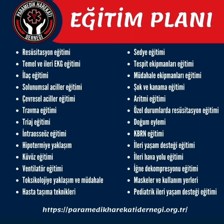 Paramedik Harekatı Derneği çok yakında çok güzel eğitimlerle geliyor. Sizler de bu eğitimlere katılıp CV'nize belgeler eklemek istiyorsanız bizlere ulaşabilirsiniz.
#pahader