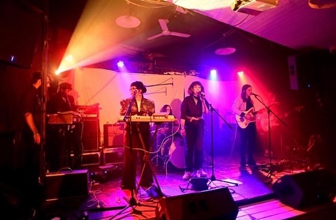 What a great weekend of live music! Thanks to @grindingeyes <a href="/sacredshrines/">Sacred Shrines</a> @thebeardedladywestend and @mosdesertclubhouse for having us. We had a blast 💥📸 Marek Rygielski