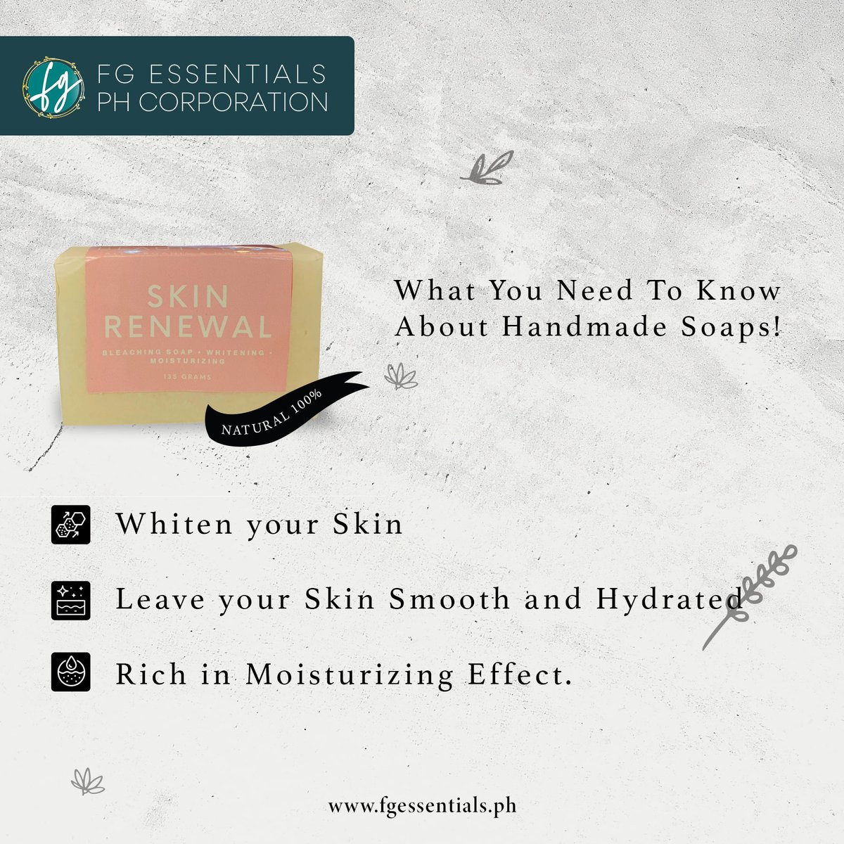 fg_essentials's tweet image. #SkinRenewalFace
Bleaching Soap, Whitening , Moisturising
100% FREE delivery 🚛
Call &amp;amp; Deliver hotline: +63 967 832 6031 +63 923 748 3422

〰️Shop here: fgessentials.ph