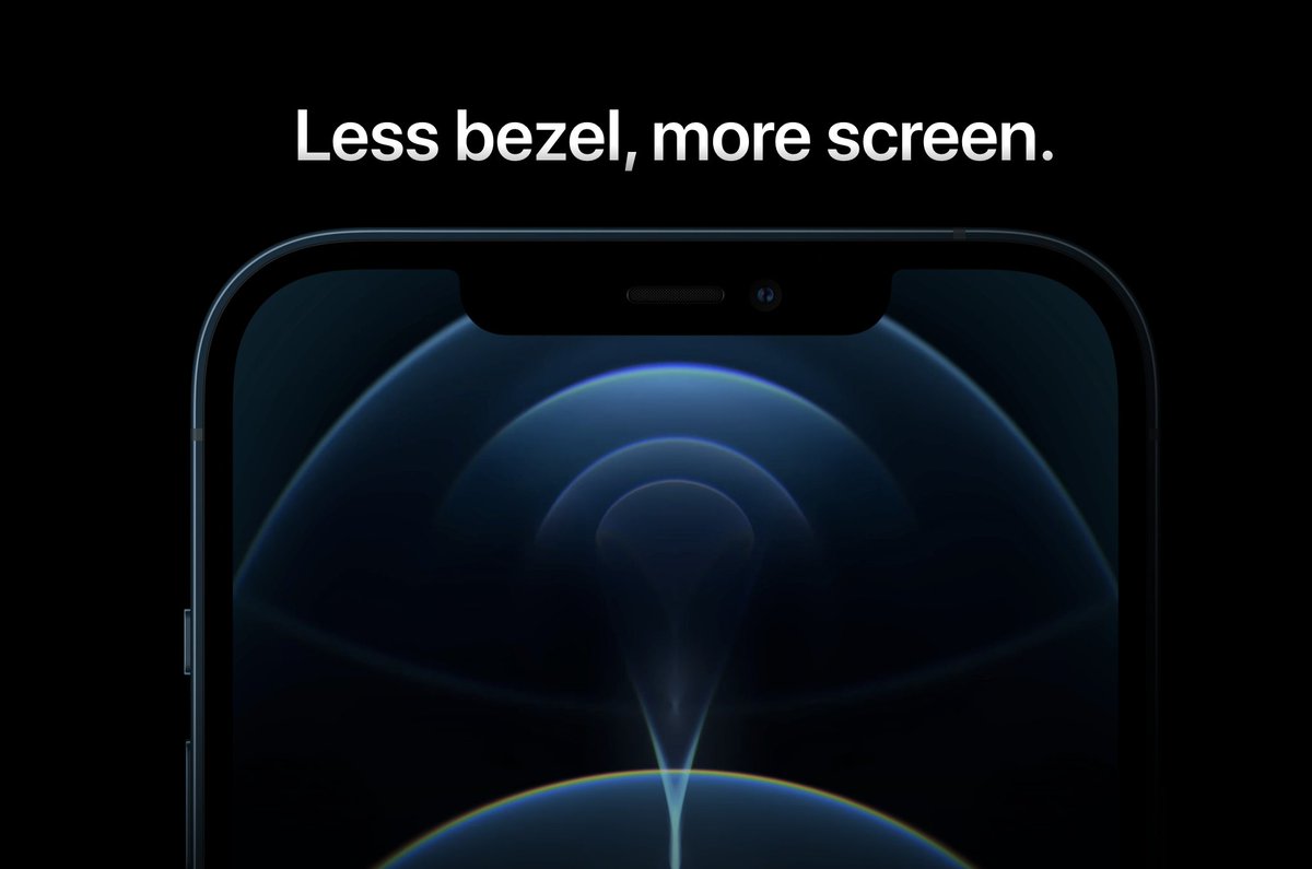 Headlines should articulate one idea.The idea here?Less bezel. Meaning, less of a border between the screen and phone.For you, this is a bigger screen.A smart product photo and consumers know exactly what Apple means.