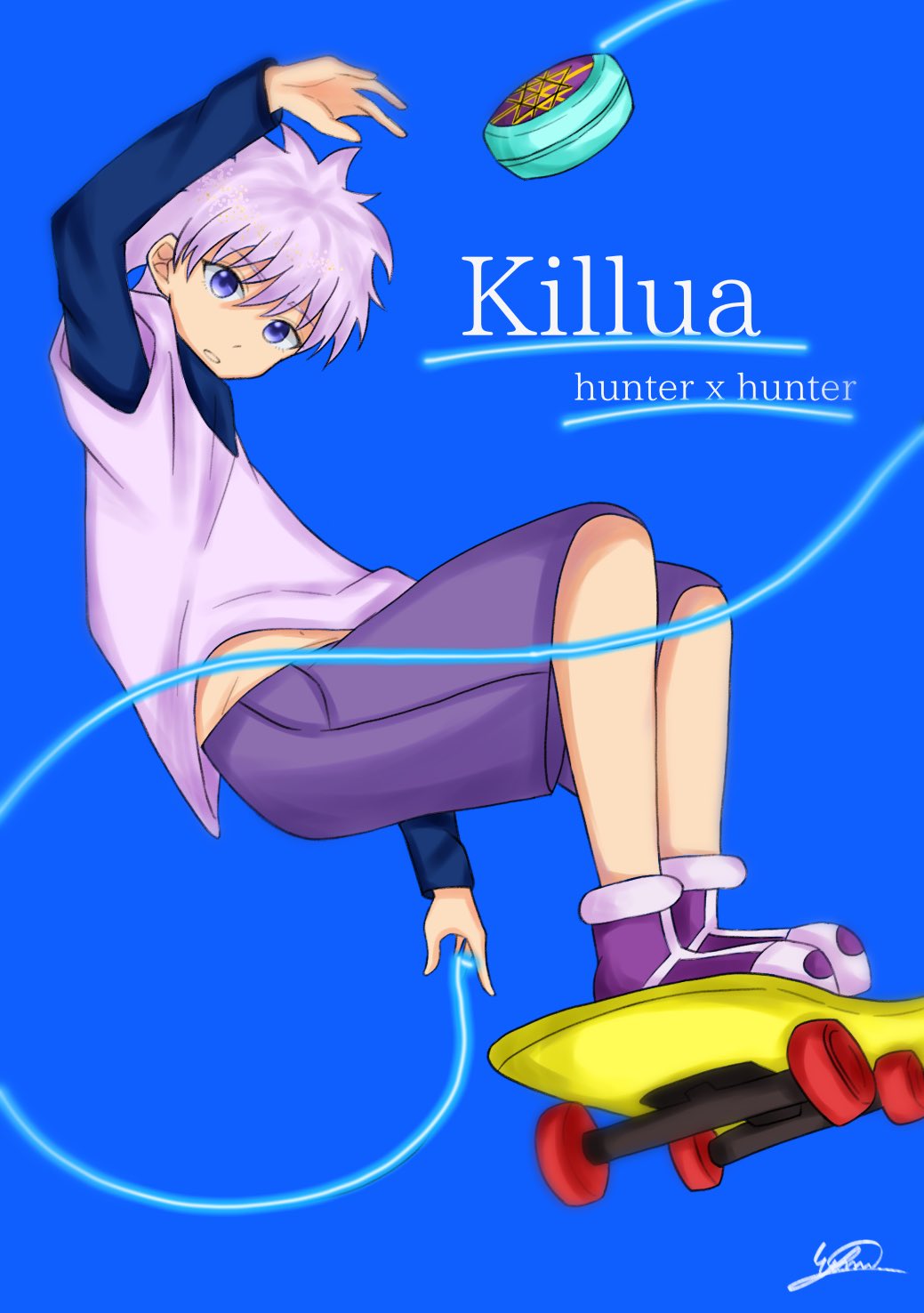 HUNTER × HUNTER キルア スケボー