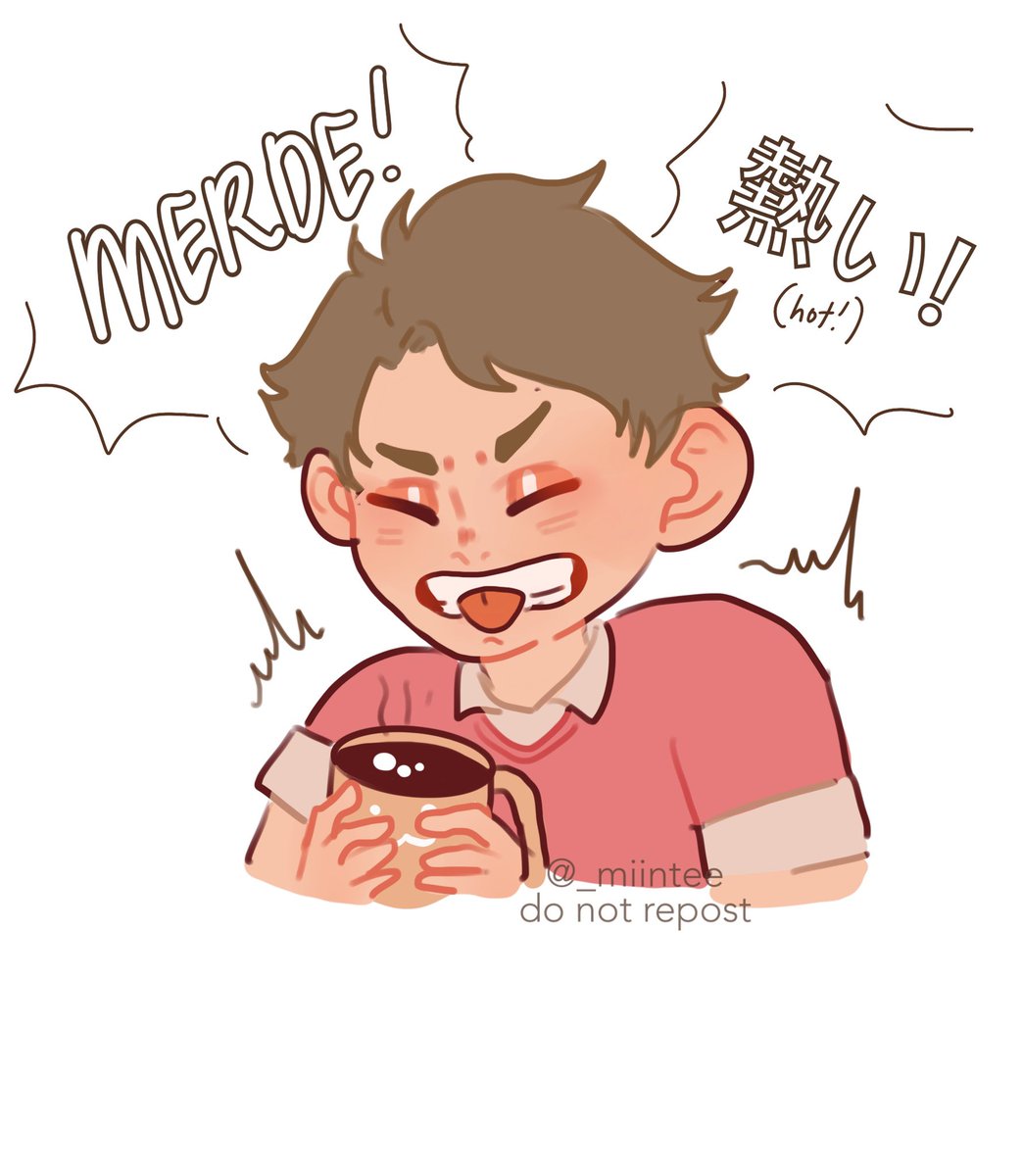 aiko learns a new word

[ #ハイキュー #haikyuu #ushiten ] 