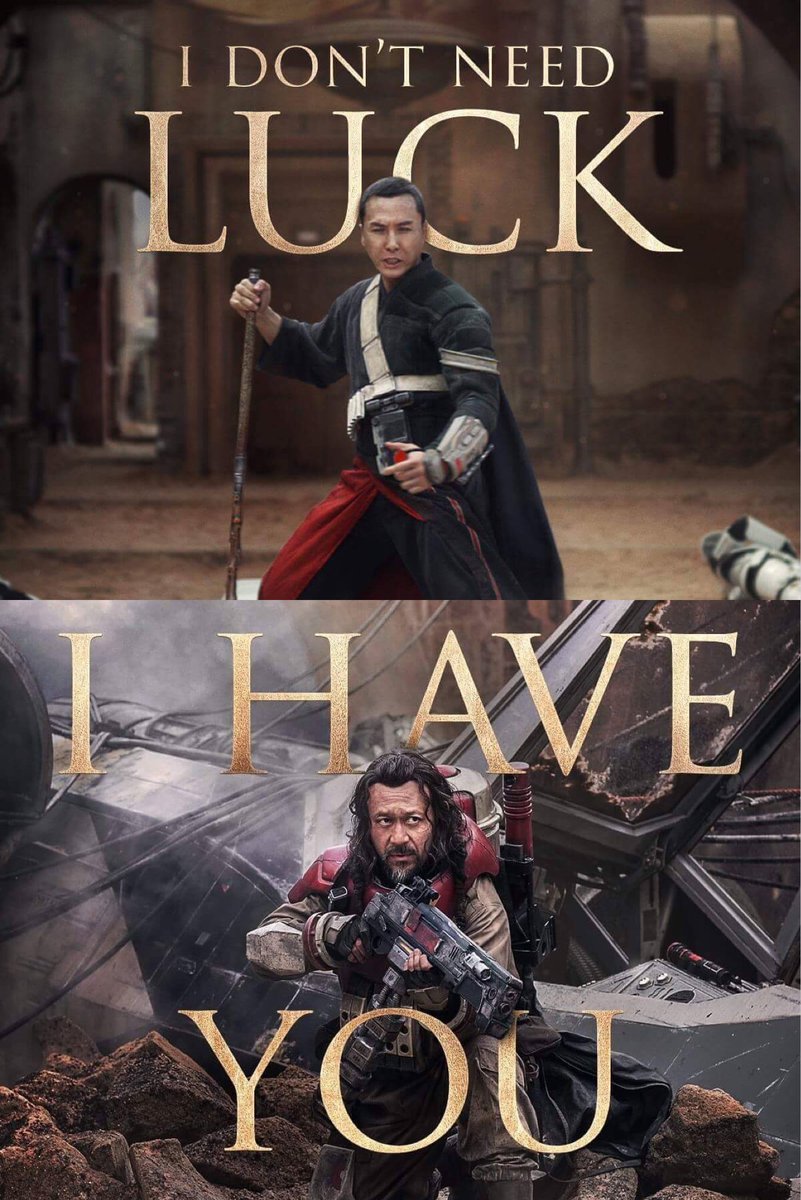 MissLunakitty's tweet image. Chirrut &amp;amp; Baze forever. 🥰💖✨

#MayTheMadsBeWithYou 
#MayTheFourthBeWithYou 
#RogueOne #SpiritAssasin