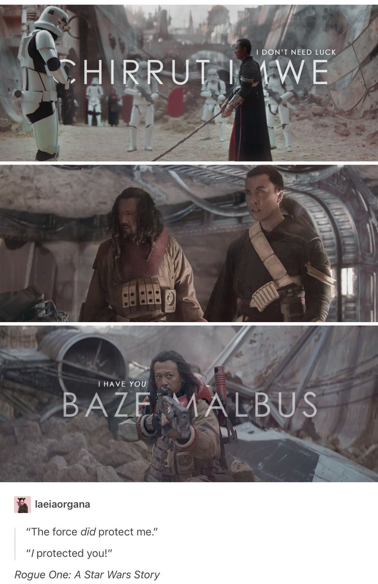 MissLunakitty's tweet image. Chirrut &amp;amp; Baze forever. 🥰💖✨

#MayTheMadsBeWithYou 
#MayTheFourthBeWithYou 
#RogueOne #SpiritAssasin