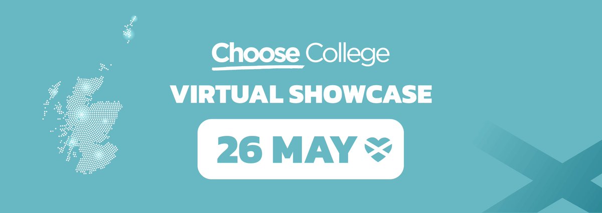 Thinking of going to college? Choose College Virtual event will see 19 colleges from across Scotland come together to showcase all that college has to offer and is completely free to attend.

For more details and to book a place follow the link: events.cdn.ac.uk/ereg/index.php…