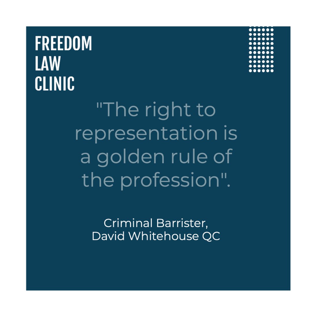 FreedomLawUK's tweet image. Quote of the day...

#quotd #quoteoftheday #righttofairtrial #righttolegalrepresentation #accesstojustice
#freedomlawclinic #criminalappeals #legaleducation #criminallaw #accesstojustice #probono #lawclinic #lawstudent #legalupdates #qualifyingworkexperience #legalnews