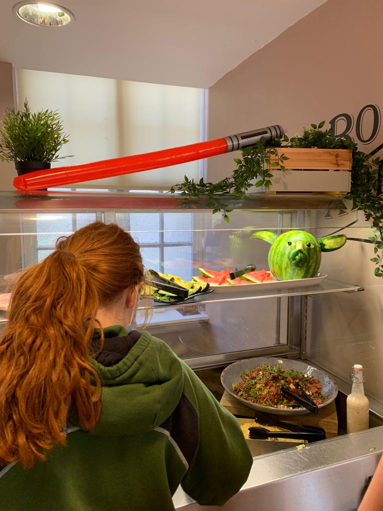 Our <a href="/ChartwellsIndSG/">Chartwells Independent</a> catering team smashed it as we marked Star Wars Day in style in the dining room! May the 4th be with you!