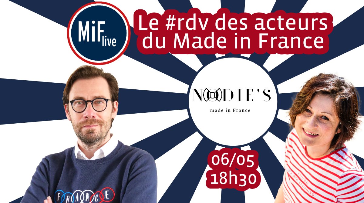mif360's tweet photo. Nouveau MiFlive avec Tine, la fondatrice de Nodie's, la nouvelle marque de maroquinerie haut de gamme fabriquée en France !
Jeudi 06/05 à 18h30 sur le compte Instagram 'mifbook' 🎙
#MiFlive, le #rdv des acteurs du #madeinfrance 🇨🇵 https://t.co/RDLD49PjAm