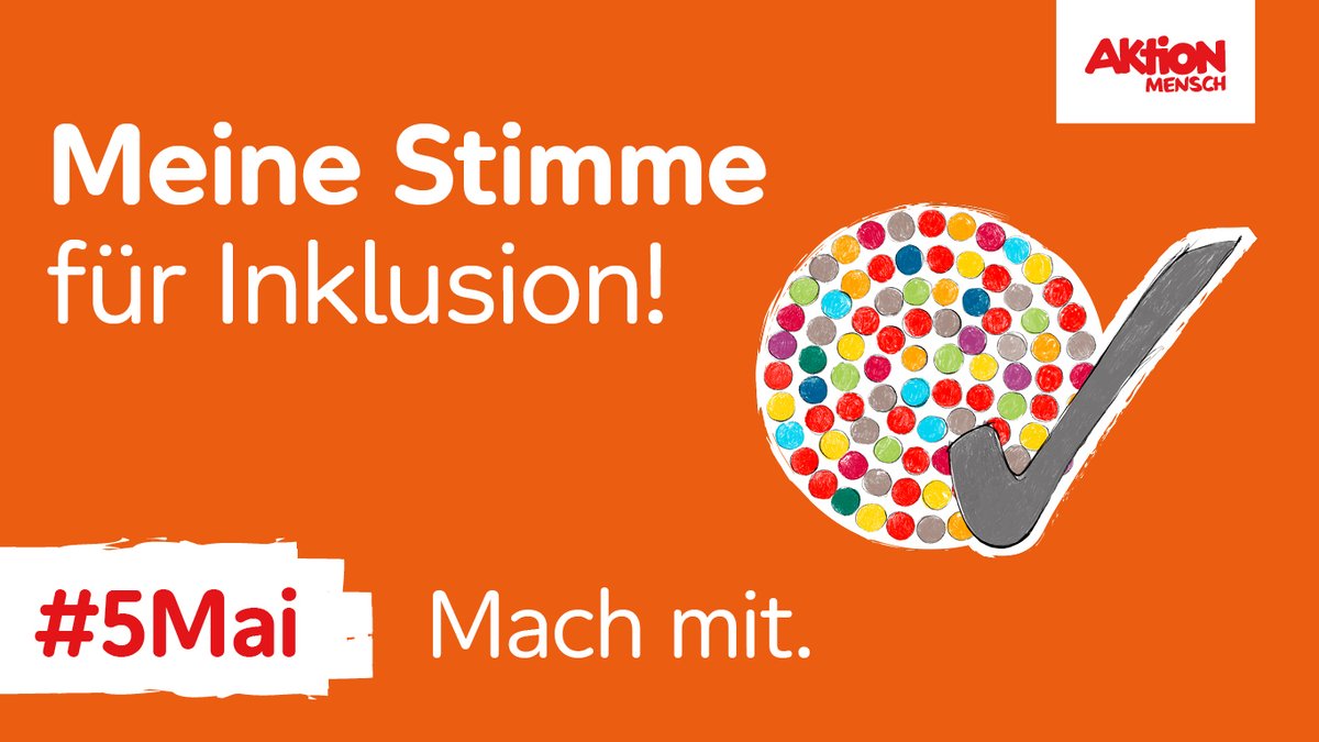 Schluss mit Separation - Teilhabe für Alle!
#Inklusion #5MAI #DeineStimmeFürInklusion #Gleichstellung #Teilhabe