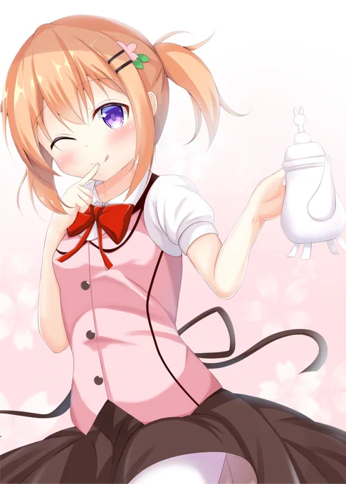 「コーヒーはいかがですか?」
#ごちうさ #gochiusa #イラスト 