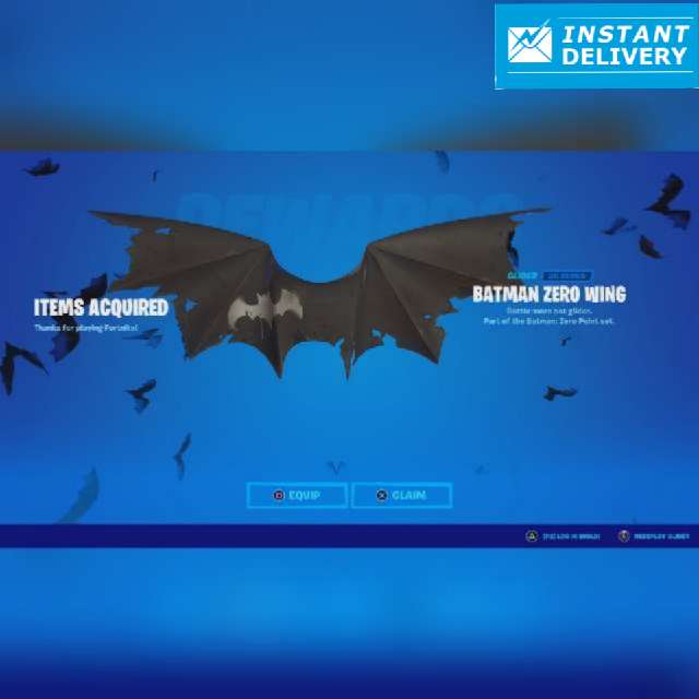 BoogieStore's tweet image. In stock 🔑 :- BATMAN ZERO WING GLIDER KEYS
DM for details
#InGameHouseLegit