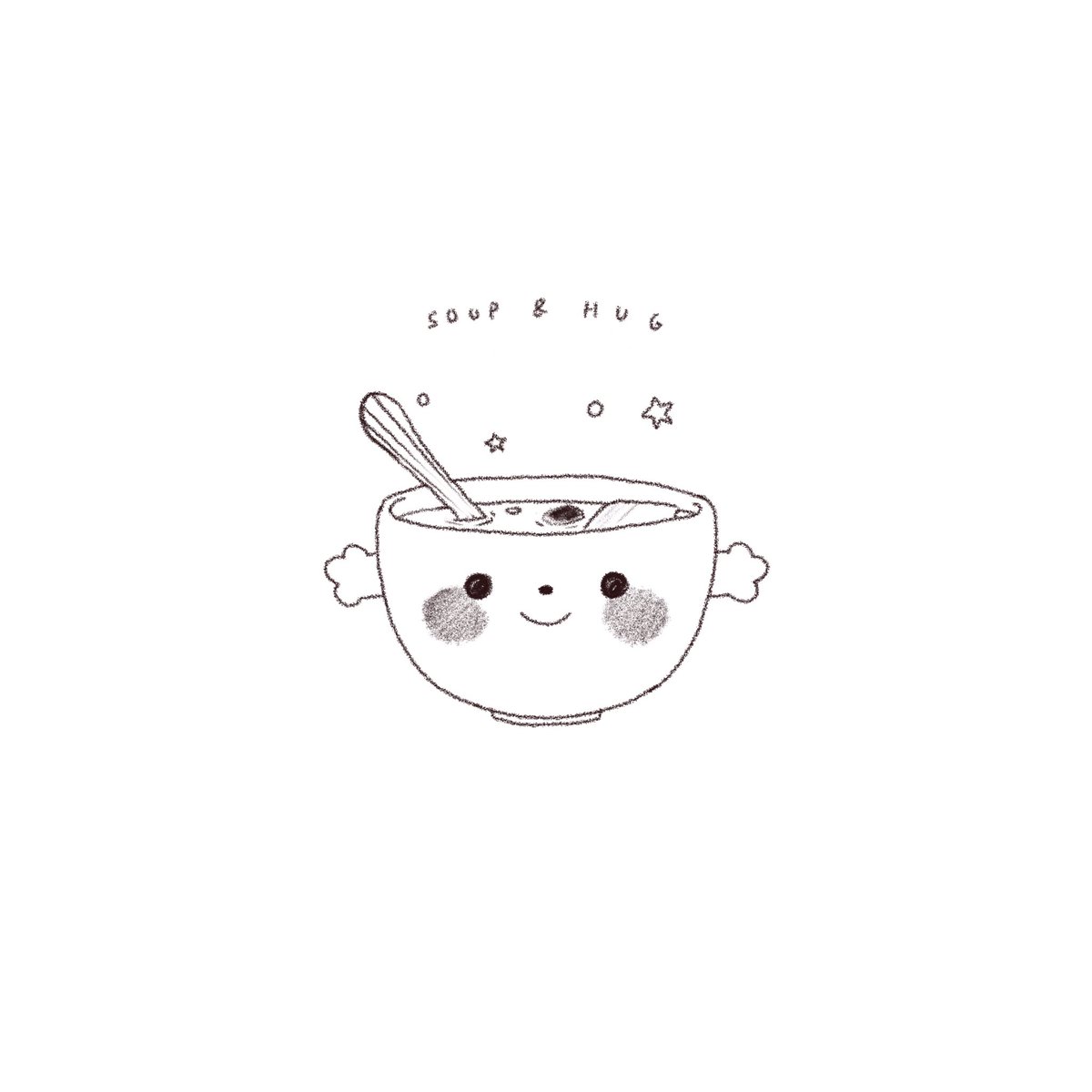 warm soup and huggies  • ·̮ •🍲 