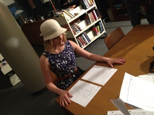 Also in 2012, <a href="/BFalchuk/">Brad Falchuk</a> posted this photo of Dianna with the caption "Still shooting. Here are some pics."