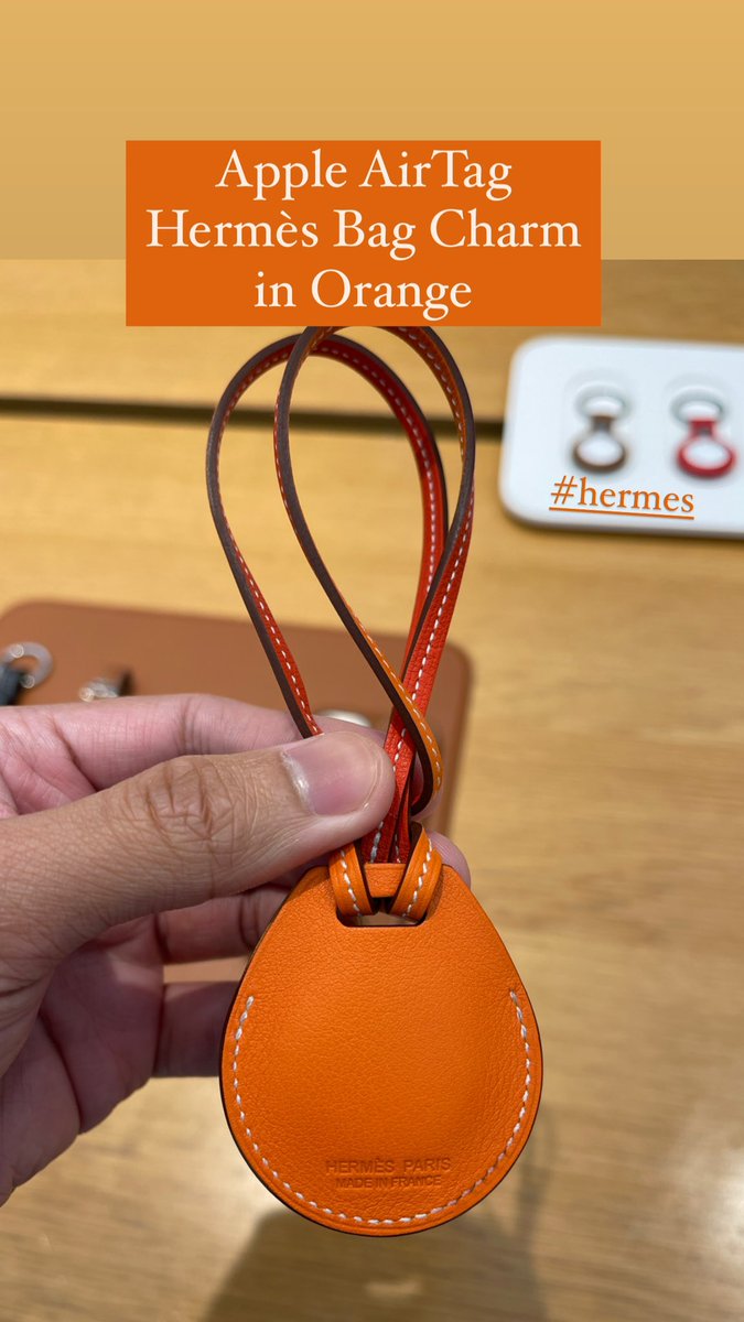 hermes airtag bag charm