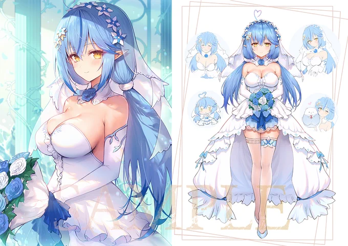 ホロライブメンバーのウェディングドレステーマ合同誌『JUNE BRIDE』
花嫁姿の女の子たちが光り輝く、素敵なひと時をご覧ください。
  
【日本販売】🍈様:https://t.co/RHOCgVoTPv
【台灣販售】預定7~8月販售,詳情請注意我們的FB 
