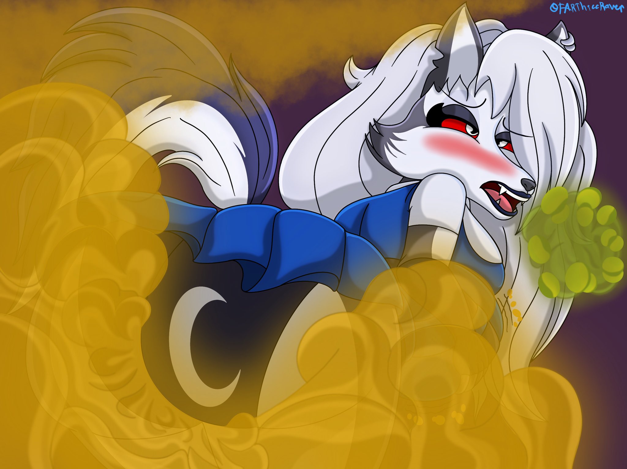 Farthicc Raver Trades On Hold on X: Loona must've ate something bad to be  this bloated. Poor girl's blowing out from both lines of fire. 😳😅 #fart  #fartfetish #gas #gassy #gassygirl #fartinggirl #