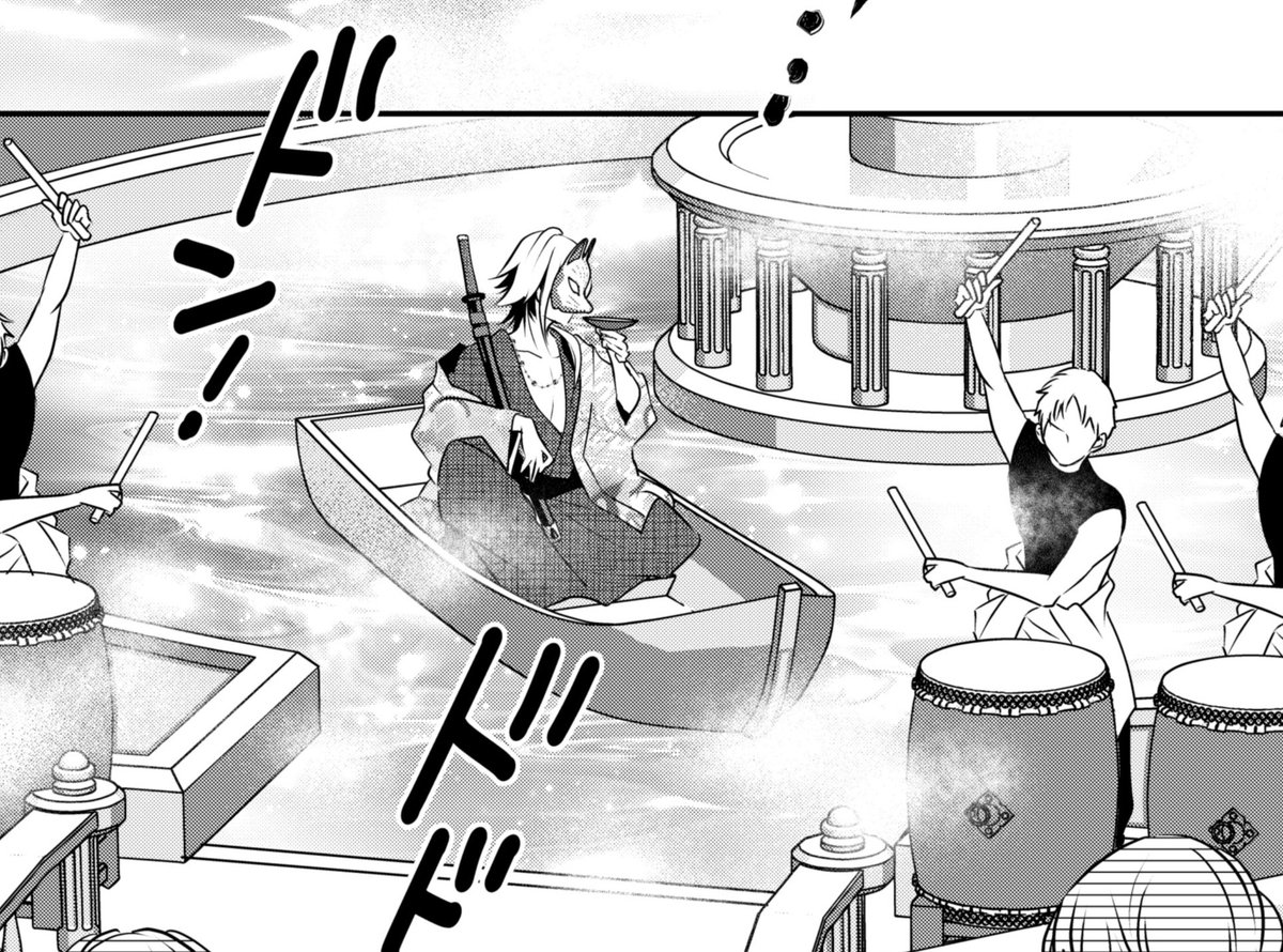 (※ホストクラブ漫画です)
ちょくちょく自分がなんの漫画描いてるのかわからなくなるのですが、一番わからなくなったのは黒子と米俵を描いていた時…。 #ラブゼロ