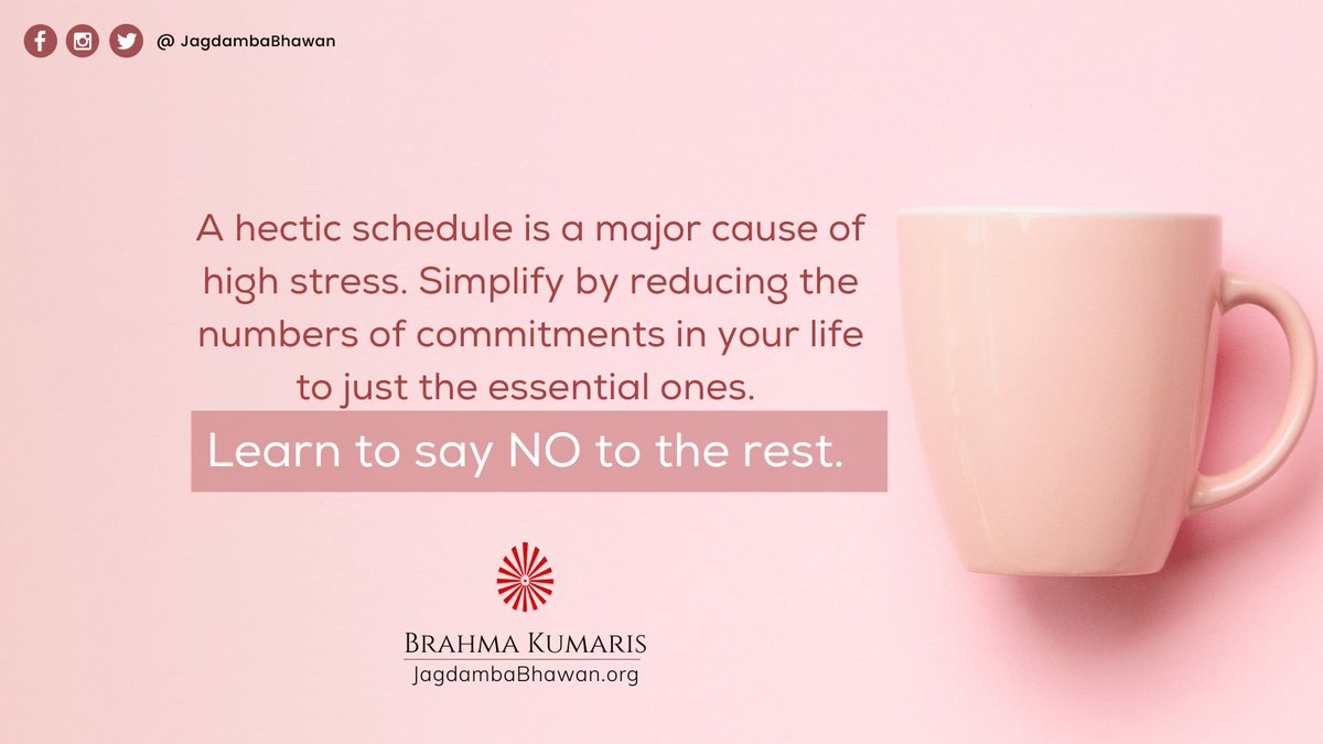 jagdambabhawan's tweet photo. #BrahmaKumaris #PowerfulWednesday #FocusOnYourself #SetYourPriorities https://t.co/AmiE4ROt5o