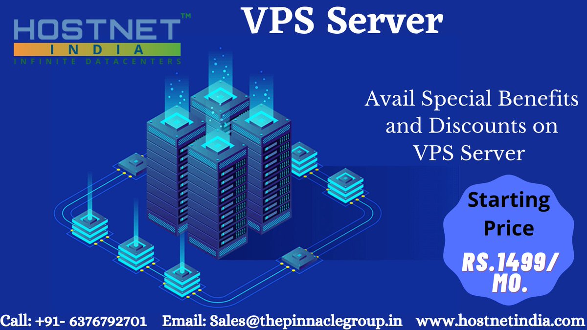 Im_hostnetindia's tweet image. Cheap and Best VPS server by Hostnetindia.
Visit-hostnetindia.com/deal-of-the-day
#vps #vpscentos #centos #host #hosting #server #google #domain #cloud #webhosting #website #vpshosting #webhost #webhostingcompany #linux #linuxfan #linuxuser #linuxserver  #webservices #servers #datacenter