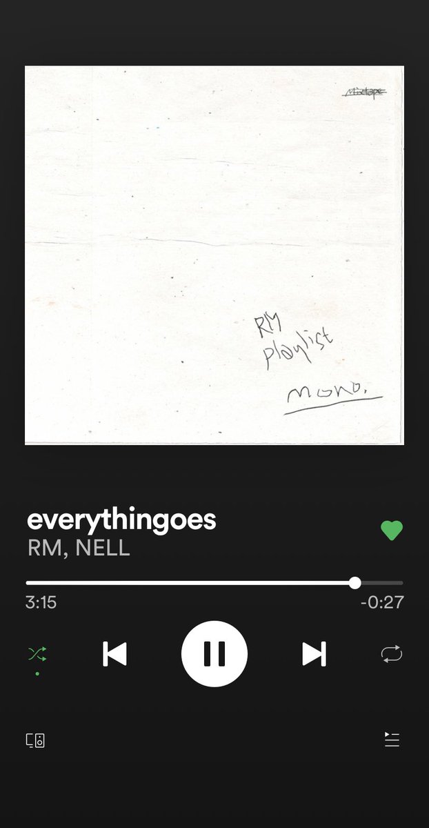 I almost forgot again!! Ok lets get in tooo it!This one is really hard! Joon is my bias and I love how he writes. I have to choose everythingoes. The song means so much to me. I always play this song when I need to be reminded of the message.