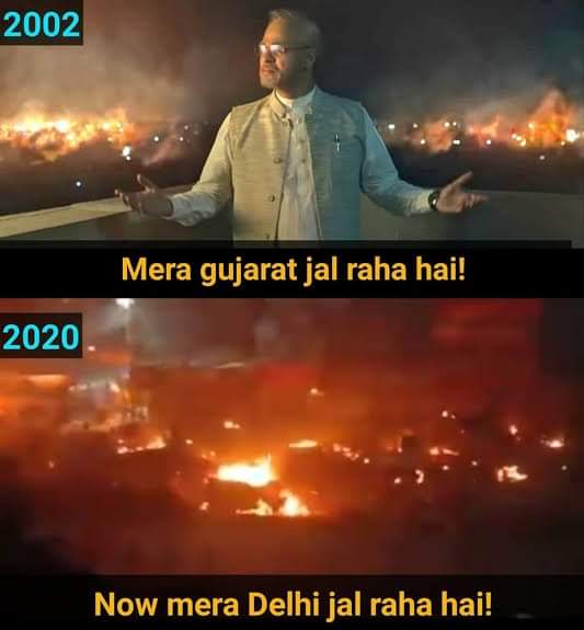 गुजरात में खुद आग लगाकर। ओह मेरा गुजरात जल रहा है। दिल्ली में खुद आग लगाकर, ओह मेरा दिल्ली जल रहा है। अब बंगाल में आग लगाकर। ओह मेरा बंगाल जल रहा है। यह हैं भाजपा का चरित्र।