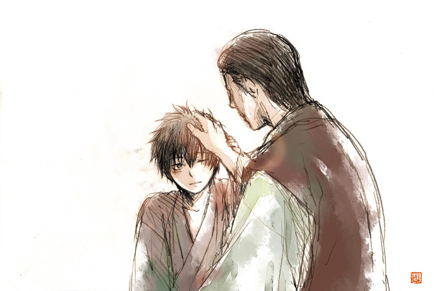 「なぜか一回のリク募集で為五郎さんと土方(時期違い)が3つ来た時のもの 」|あかこのイラスト