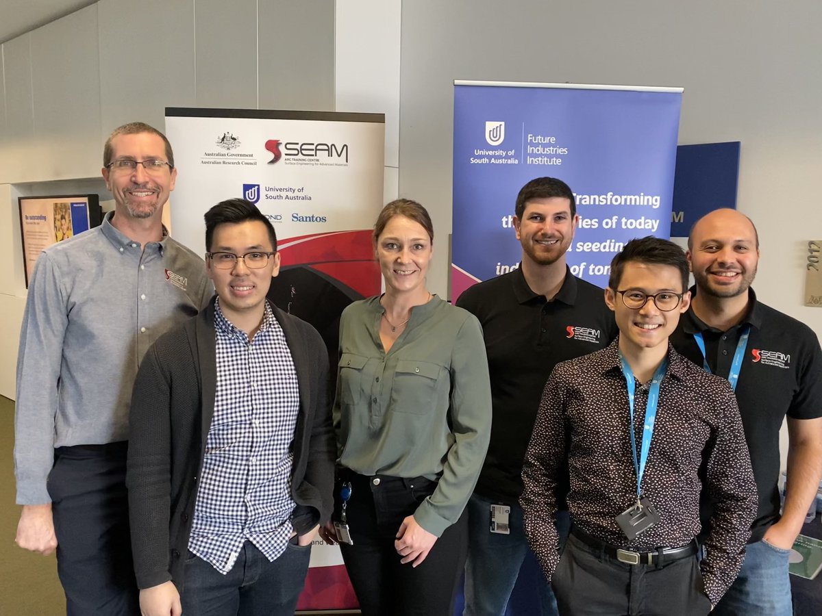 Anthony Roccisano (@a_roccisano) on Twitter photo The <a href="/UniSAFII/">UniSA Future Industries Institute</a> <a href="/arcseam/">SEAM, ARC Training Centre</a> team welcomes you all to our Surface Engineering Workshop tonight. Hope to see you there! @ChristieCoating <a href="/ColinJamesHALL/">Colin Hall</a> <a href="/RufusTing/">Ting-Chong (Rufus) Chen</a> <a href="/AndreHatem/">Andre Hatem</a> #AdvancedManufacturing The <a href="/UniSAFII/">UniSA Future Industries Institute</a> <a href="/arcseam/">SEAM, ARC Training Centre</a> team welcomes you all to our Surface Engineering Workshop tonight. Hope to see you there! @ChristieCoating <a href="/ColinJamesHALL/">Colin Hall</a> <a href="/RufusTing/">Ting-Chong (Rufus) Chen</a> <a href="/AndreHatem/">Andre Hatem</a> #AdvancedManufacturing
